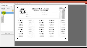 OMRSoft © (OMR Software) OMR Sheet Checking