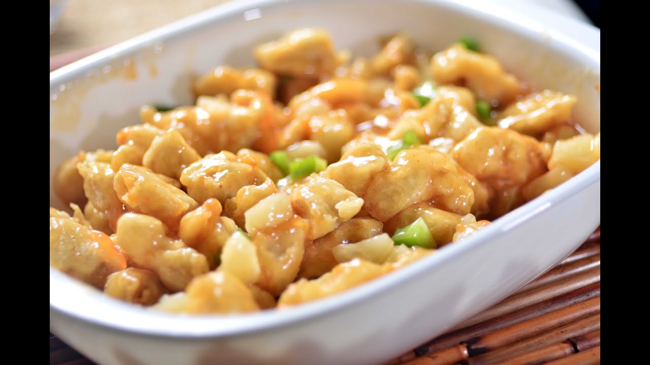 Pollo agridulce estilo oriental - Receta fácil de preparar