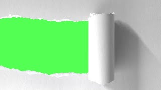 Paper Torn Green Screen Animation || Download Link ⏬