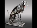 Chinese Art Teacher Uses Industrial Waste Metal to Create Sculptures