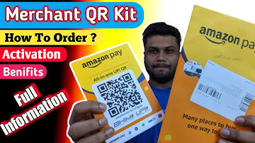 Amazon Pay Merchant QR Order kaise karen? Amazon Pay QR code activation | Amazon pay qr kit Stand
