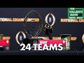 Get Ready For The 24-Team College Football Playoff | The Valenti Show with Rico