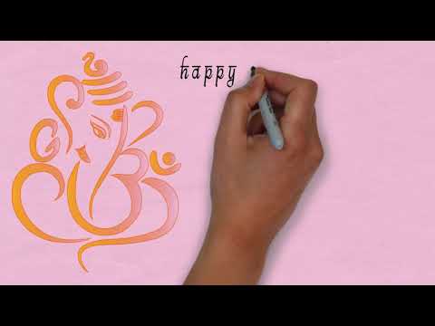 Ganesh Chathurthi Invitation Video Graphics
