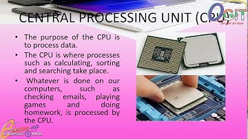 CENTRAL PROCESSING UNIT  --|| COMPUTER SCIENCE