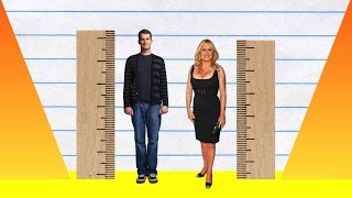 How Much Taller? - Daniel Tosh vs Jennifer Coolidge!