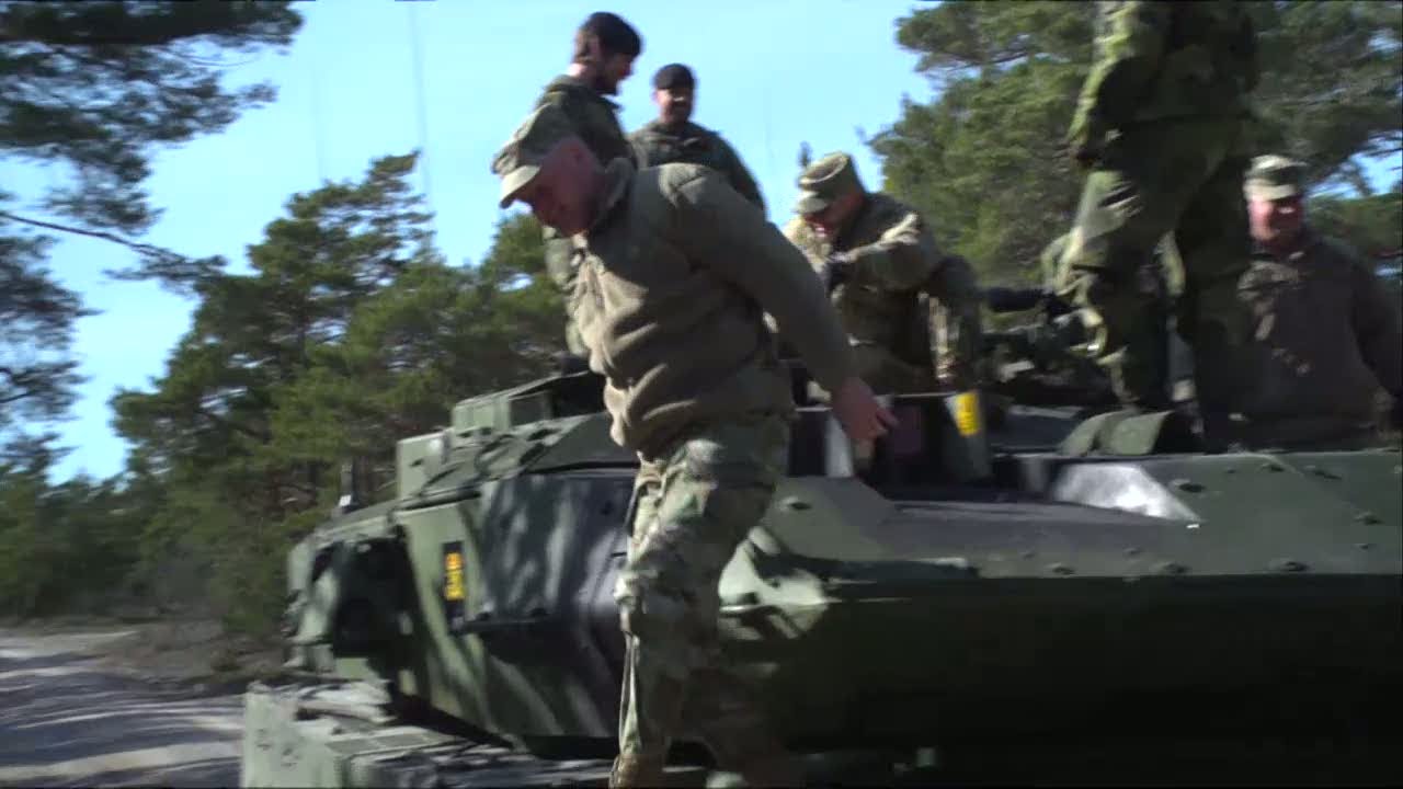 Amerikansk toppgäst på Gotland - Nyheterna (TV4)