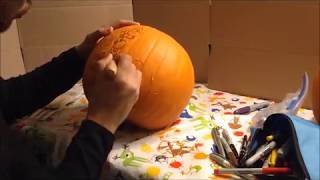 ChanDezign Mario Pumpkin Carving