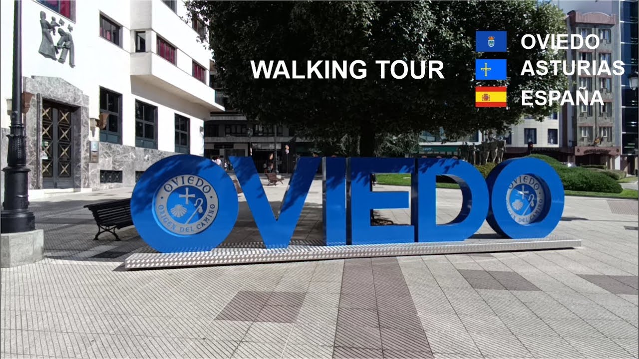 Caminando por Oviedo en Verano 🌞😎 Walking through oviedo in summer  WALKING TOUR