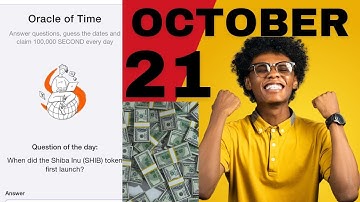 when did the shiba inu (shib) token first launch, 21 October Oracle Time Farm, time farm today ans