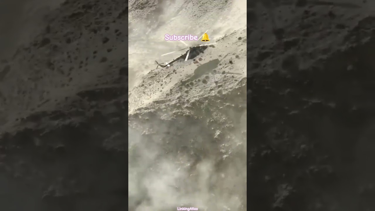 Pakistan Army Mi-17 Blasting Sand in Balochistan | Epic Low-Altitude Helicopter Flight