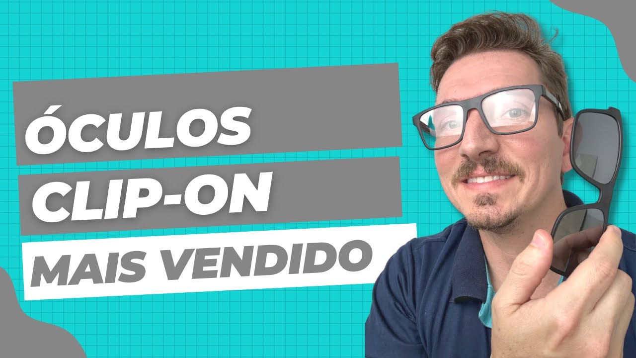 Óculos com Clip-on mais vendido!