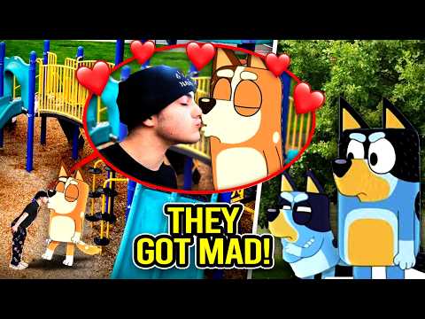 GOING ON A DATE WITH CHILLI HEELER IN REAL LIFE!! (THEY GOT MAD)