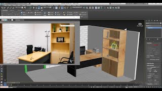 3dsmax Tutorials, Tutorial on 3D Modeling & Texturing a Small Office Cabin  in 3dsmax