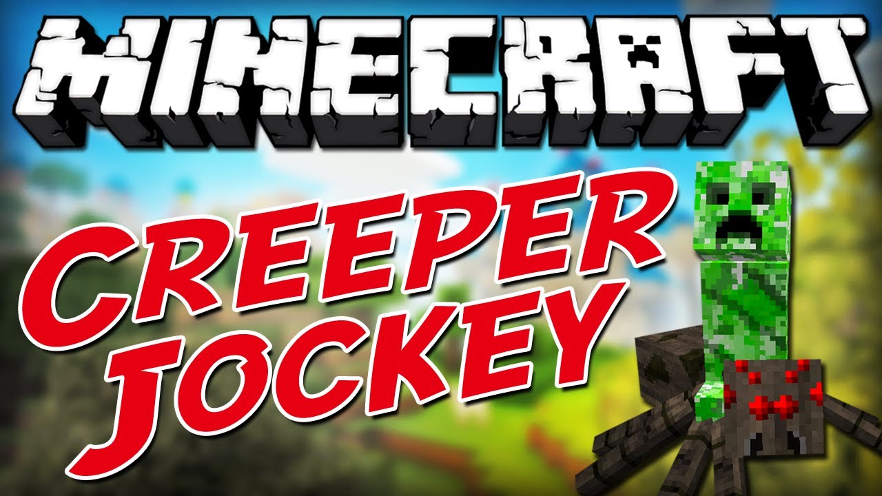 Minecraft Mods CREEPER JOCKEY MOD! 1.4.4 YouTube