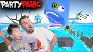 DEV BALİNADAN KAÇ! | EGEMEN KAAN İLE PARTY PANIC OYNUYORUZ!