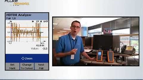 Damaged cable causes a Return Loss failure (DTX CU 203)  - By Fluke Networks