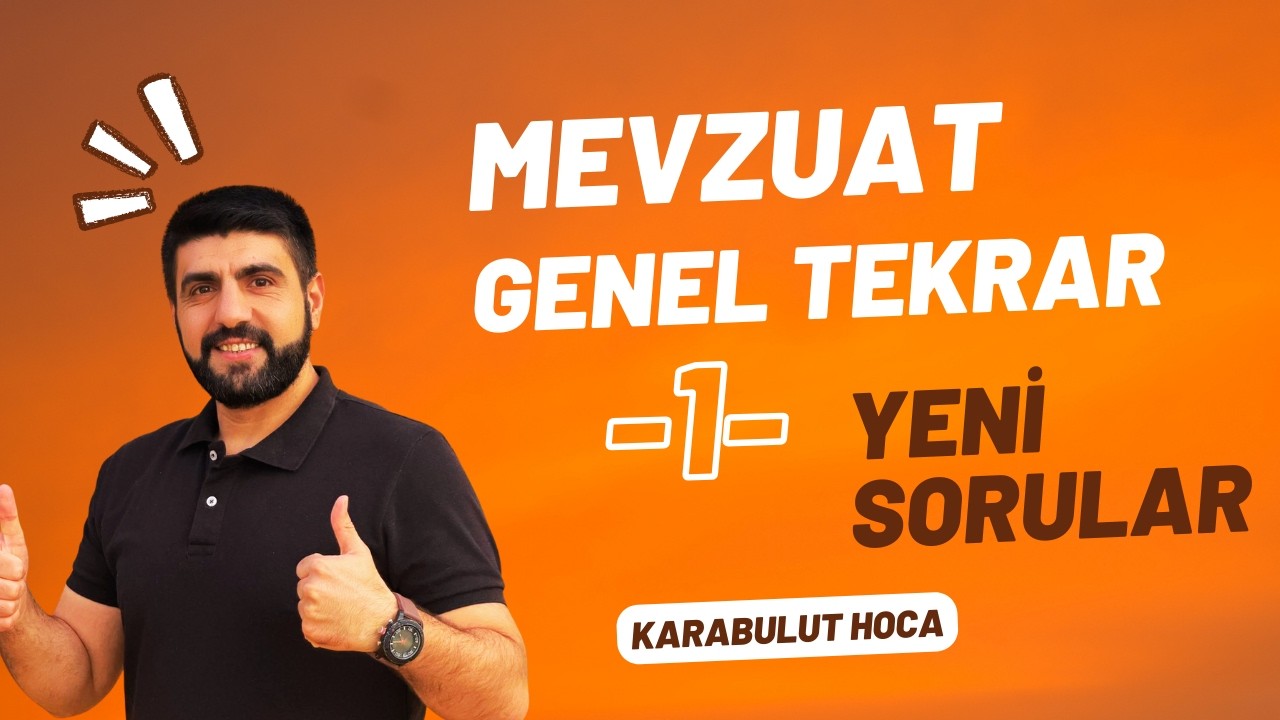 EKYS 2026 MEVZUAT GENEL TEKRAR KAMPI-1 | ÖSYM TARZI SORU ANALİZLİ