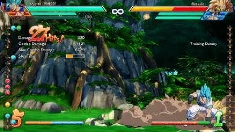 Vegito with Gotenks Command Grab Corner Set Up 2