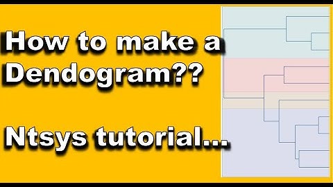 Do you know how to make a Dendogram?? learn Ntsys tutorial || thephdguy ||