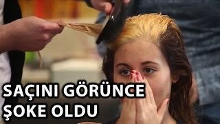 Model Saçını Görünce Şok Geçirdi!