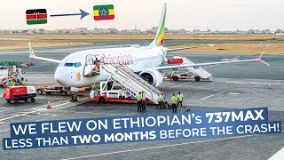 TRIPREPORT | Ethiopian Airlines (ECONOMY) | Boeing 737 MAX 8 | Nairobi - Addis Ababa