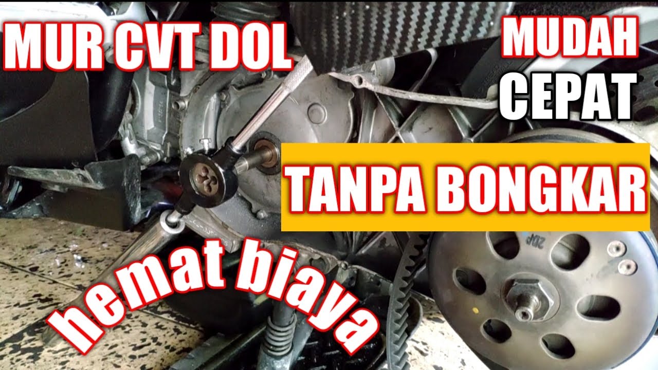 Cara memperbaiki drat kruk as N MAX yang dol