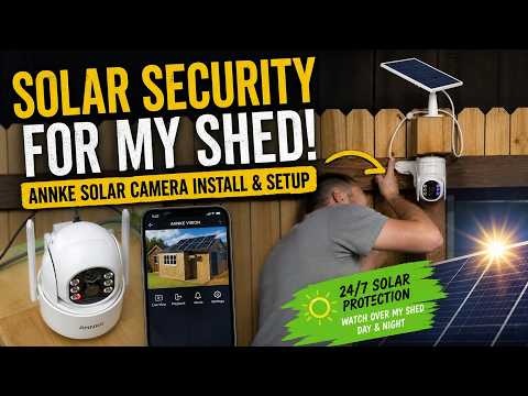 Watch Your Solar System 24/7 (ANNKE Solar Camera Setup)