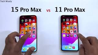 iPhone 15 Pro Max vs 11 Pro Max - Speed Performance Test