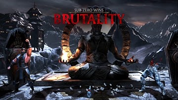 GRANDMASTER SUB ZERO | HOW TO PERFORM FATALITY & BRUTALITY (using keyboard) - MORTAL KOMBAT XL