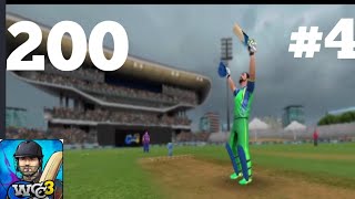 My First Double Century in Carrer Mode (World Cricket Championship 3)