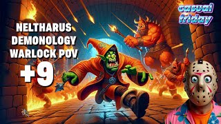 Neltharus +9 | Demonology Warlock POV | Dragonflight Season 4 Mythic+