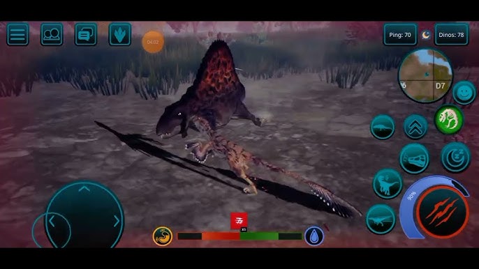 Jogo de Dinossauro Baryonyx Simulator Para Celular Android ios Gameplay  Parte 12 