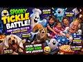 Funny Tickle Tag Ghost Battle 😂👻 | EPIC Tickle War With Silly Ghosts, Pets &amp; Family Laughs