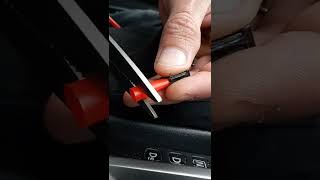 2016 Nissan Altima shift lock fix. Grab a plastic straw.