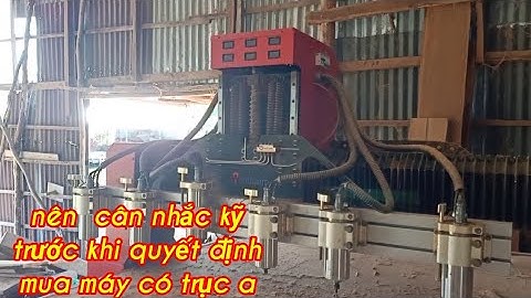 Mua máy khắc gỗ cnc -có nên mua thêm trục A đục tượng không? -xưởng mộc nhỏ vlog