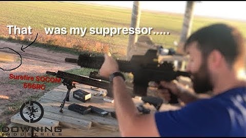 Carbon Locked Surefire SOCOM 556RC Suppressor