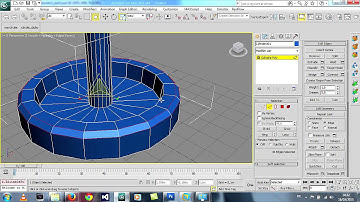 3dsmax : Edit poly Chamfer edge loop