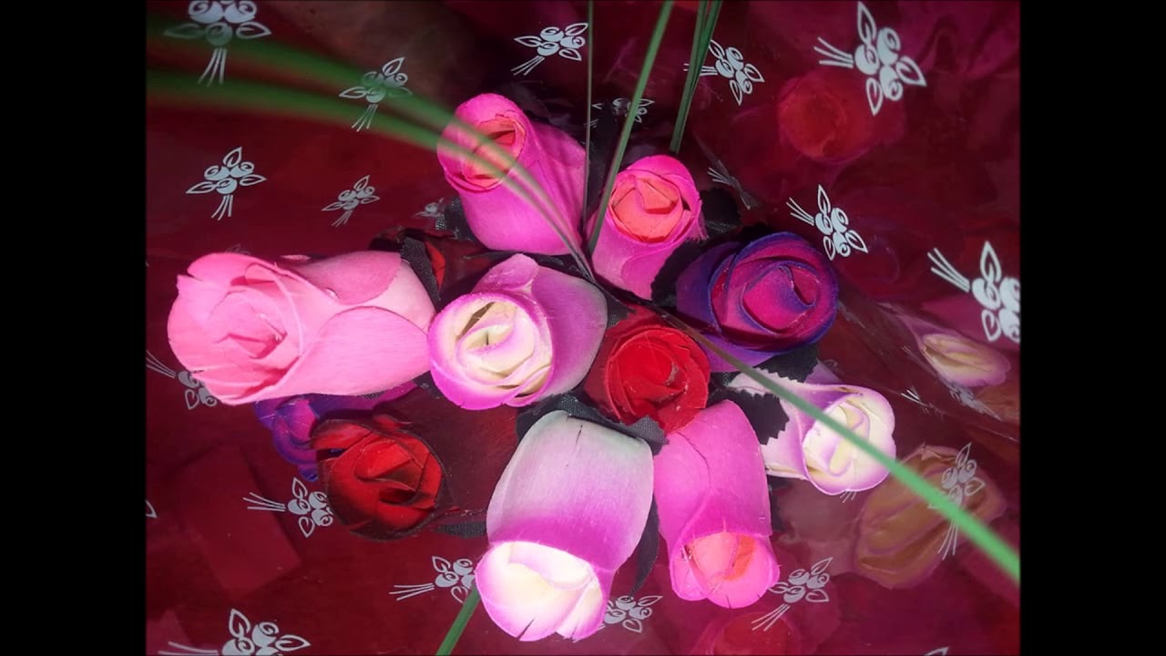 My Valentine Surprise - Here's to another 30 years -Wooden Roses