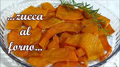 Quante calorie ha la zucca cotta al forno?