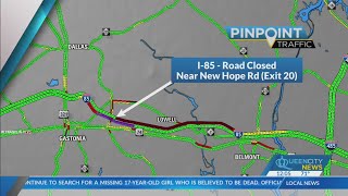 I-85 South shut down in Gaston County: NCDOT by Queen City News 342 views 20 hours ago 49 seconds