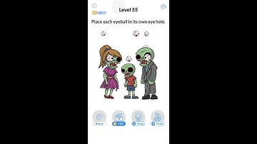 Brain Go:Puzzle Test Level 55 Gameplay Walkthrough | (step-by-step)