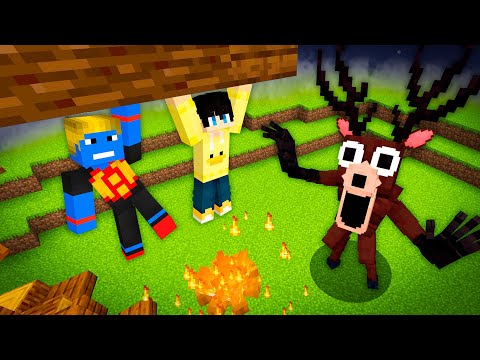 SOBREVIVEMOS 99 NOITES NA FLORESTA do MINECRAFT!