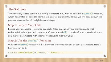 Creating All Possible Variable Combinations in R