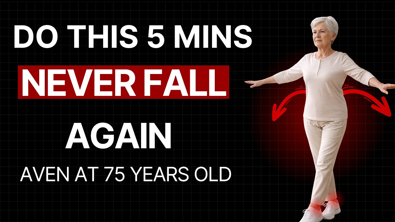 Делайте это каждое утро по 5 минут — и больше не будете бояться падать, даже в 75 лет.
