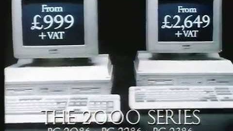 Amstrad personal pc ad 1989