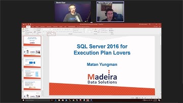 SQL Server 2016 Features for Performance Tuning Lovers by Matan Yungman