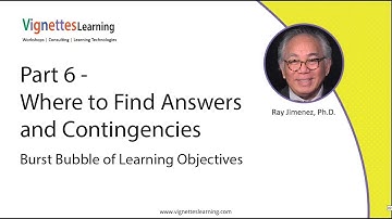 Part 6 of 7:  Where to Find Answers and Contingencies