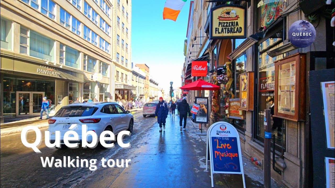 Avenue Cartier | Rue Saint-Jean | Walking in Quebec city | Place d ...
