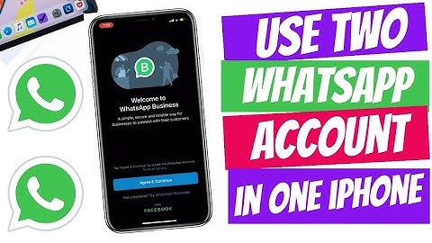 How To use Two WhatsApp Accounts on iPhone | OFFICIAL APP [No Jailbreak]