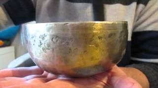 Tibetan Singing Bowl V007 SI b3 237 HZ